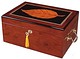 100 Cigar Tobacco Leaf Inlay Humidor - The Deauville