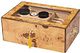 150 Count Glass Top Humidor in Light Burl - The Palazzo